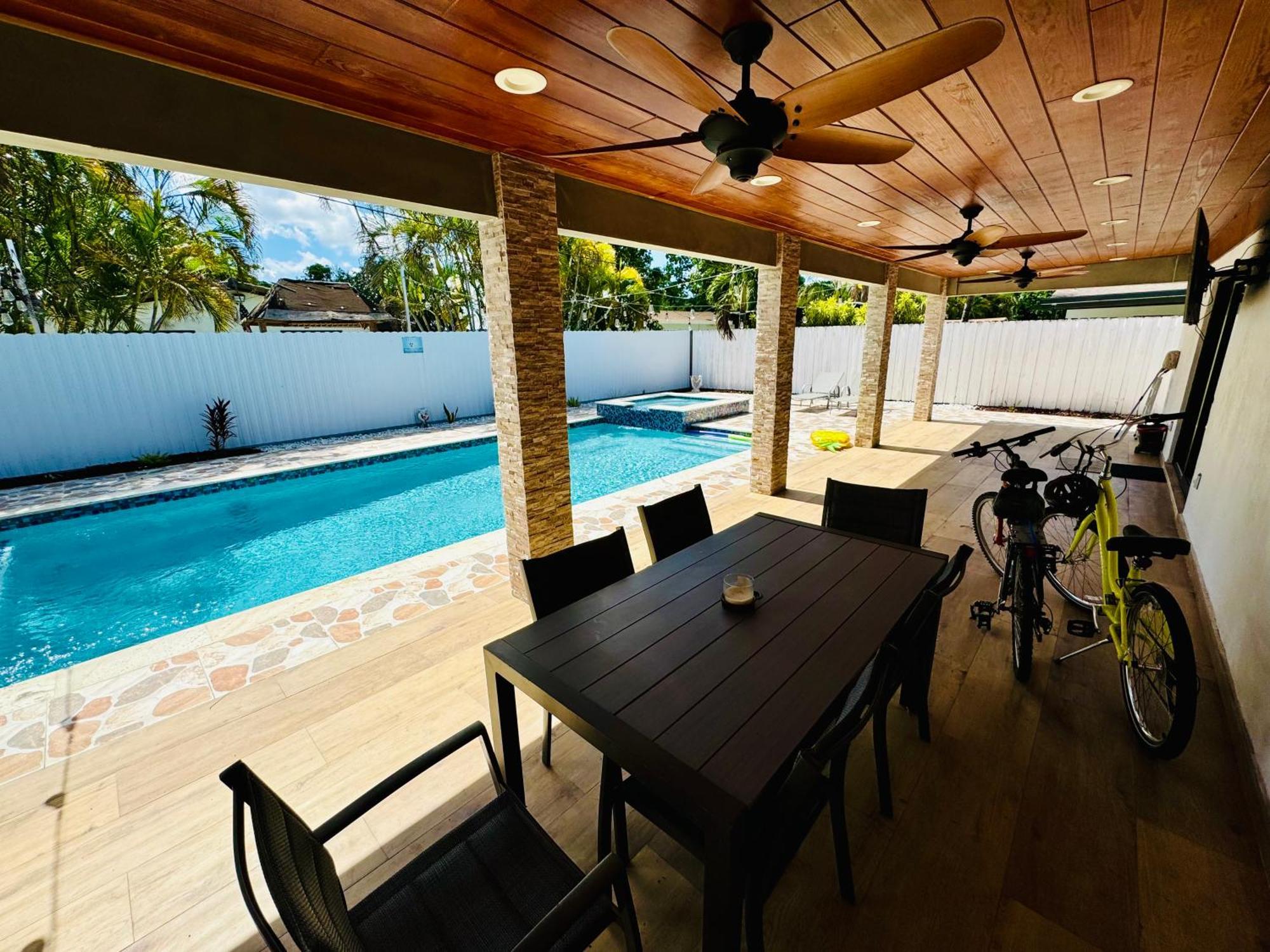 Heated Pool Hot Tub Miami Exterior foto